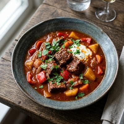 Goulash de ternera